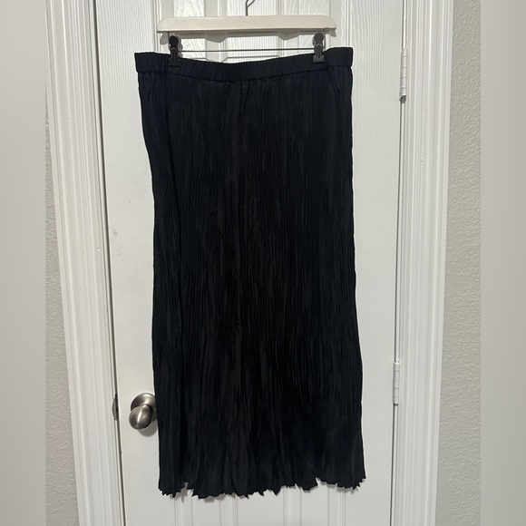 NWT Eileen Fisher Crushed Silk Maxi Skirt - Picture 7 of 9